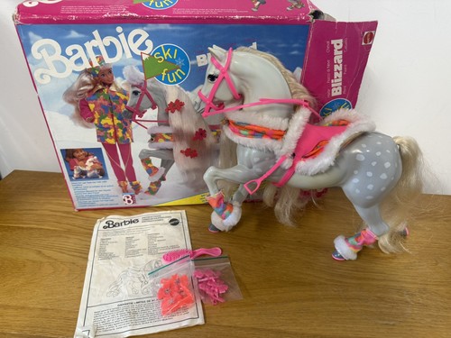 Barbie blizzard ski fun pferd - ski,